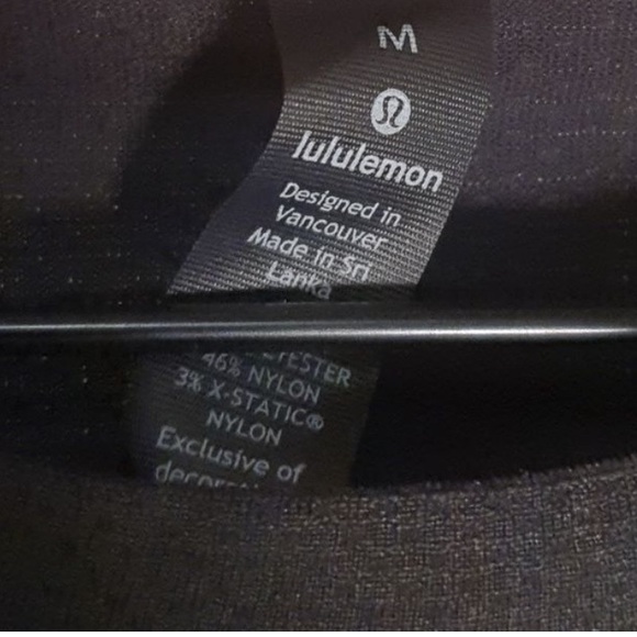 Lululemon tshirt gray sz M - Picture 4 of 5